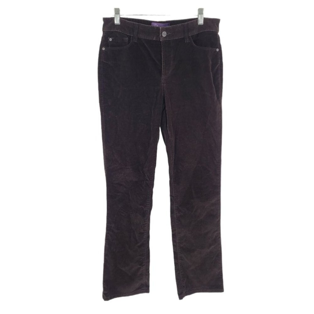 Not your daughters jeans womens 8 Brown soft corduroy pants Made in USA